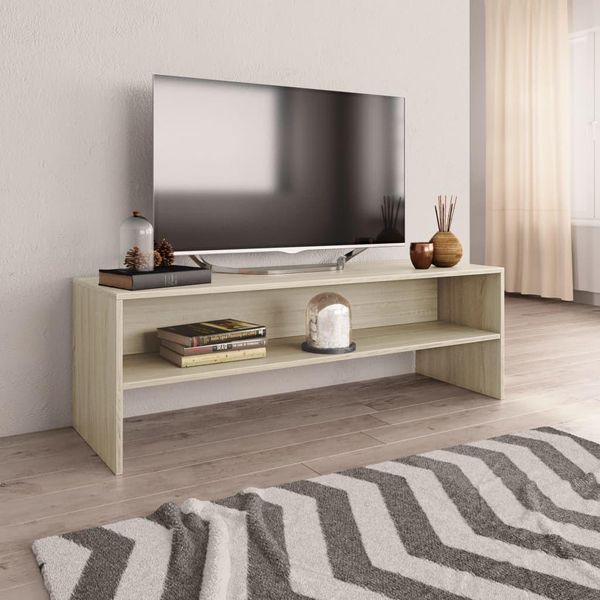 Maison Exclusive - Mobile Tv In Rovere Sonoma 120X40X40 Cm Materiale Ligneo-image