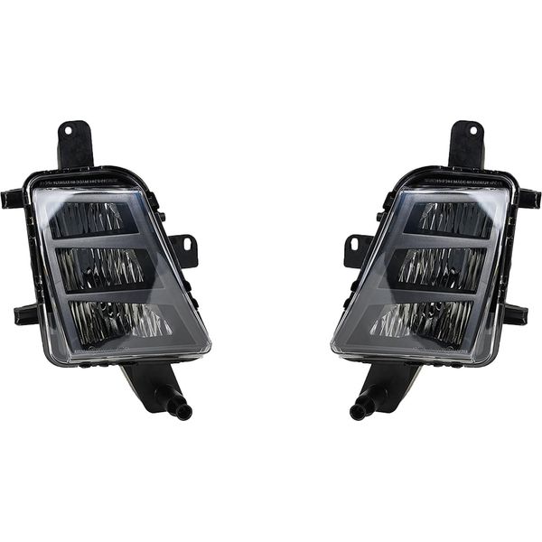 Johns, Set Fari Antinebbia A Led Sinistro E Destro Compatibili Con Vw Golf Vii 5G1/BA5 01/17--image