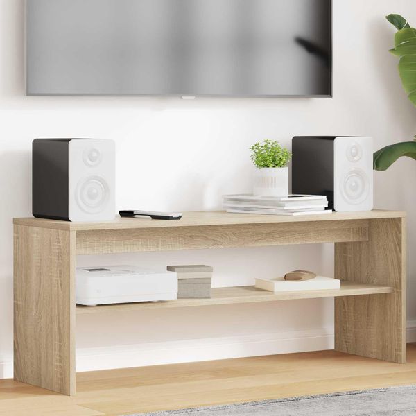 Maison Exclusive - Mobile Tv In Rovere Sonoma 100 X 30 X 40 Cm Materiale Ligneo-image