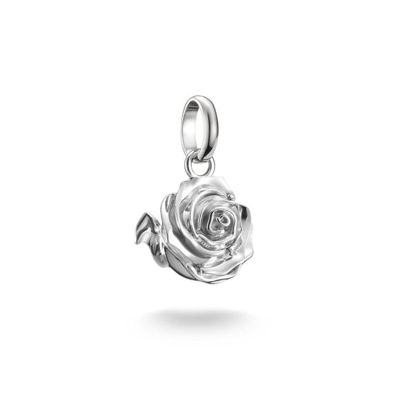 Charm-EinhäNger Thomas Sabo "Charm Rose - Connect", Silber (Silberfarben), Charms, Damen, Silber 925 (Recycelt)-image