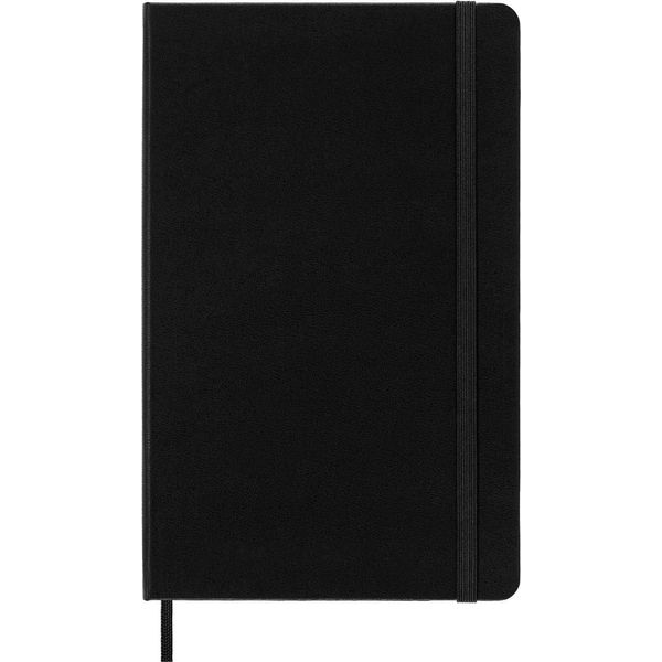 Moleskine Classic Notebook, Taccuino Con Pagine Bianche, Copertina Rigida E Chiusura Ad Elastico, Formato Large 13 X 21 Cm, Colore Nero, 240 Pagine-image