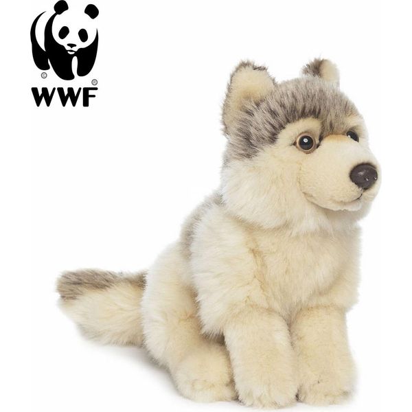Wwf Peluche Lupo (15 Cm) Realistico Peluche Predatore Animale Di Pezza-image