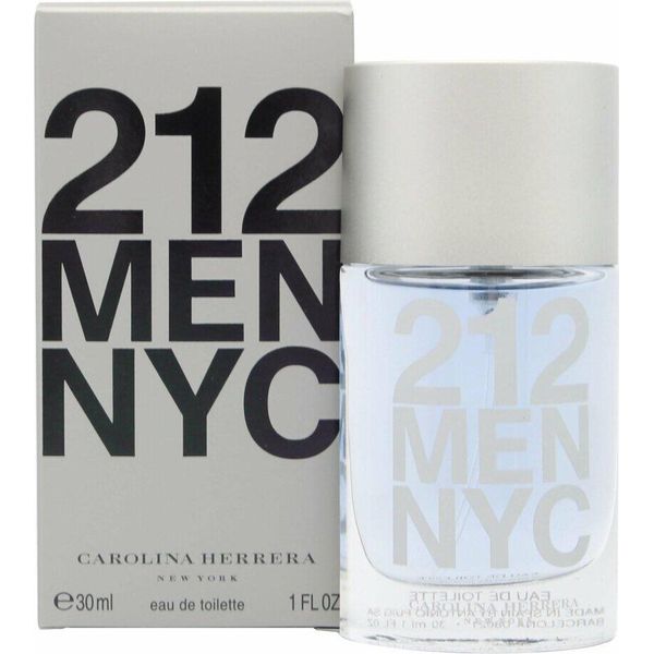 Carolina Herrera 212 Men Eau De Toilette Per Uomo 30 Ml-image