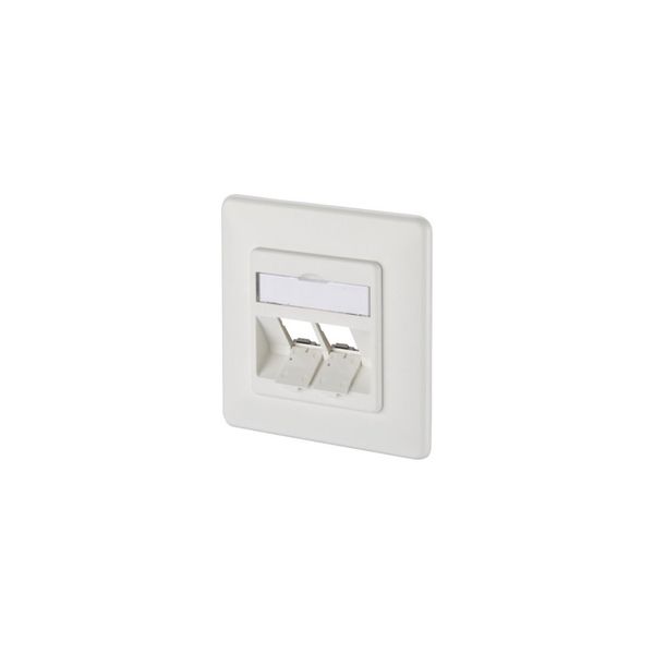 Metz Connect Modulo Scatola Di Derivazione Da Incasso, 2 Porte Non Equipaggiate Bianco Puro-image