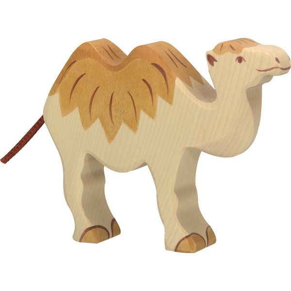 Holztiger 80164 Cammello, Circa 18 X 2,8 X 13,5 Cm, Legno, Ocra-image