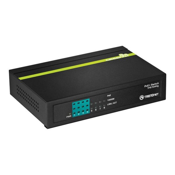 Trendnet TPE-TG44G Trendnet Switch 8 Port Gbit Poe+ 61W Metall-image