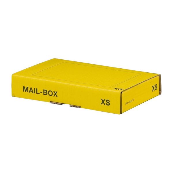 Smartboxpro Scatola Per Spedizione Pacchi Mail Box, Dimensione: Xs, Giallo - 1 Pezzo-image