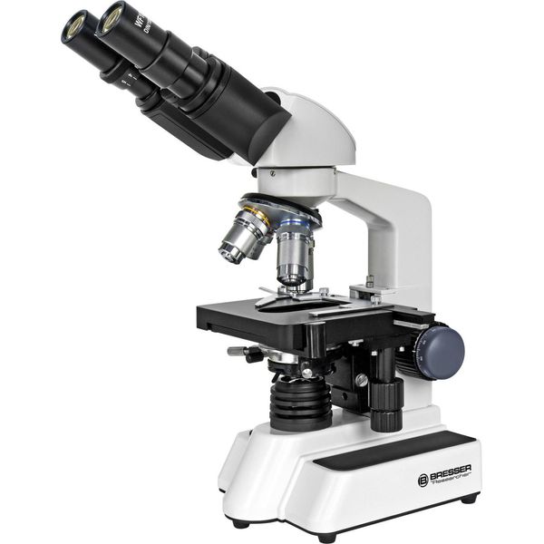 Bresser Optics Researcher Bino, Microscopio Digitale, Nero, Bianco, 1000X, 40X-image