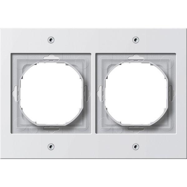 Gira Cornice Di Copertura 2-Gang 021266 TX_44 Bianco Puro 021266 (021266)-image