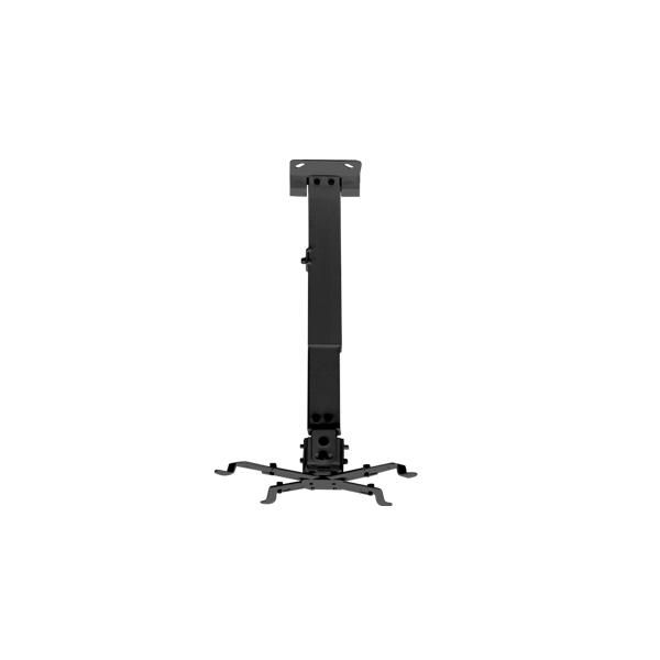 Sunne | Supporto Per Proiettore A Soffitto | Inclinazione E Rotazione | Peso Massimo (Capacità Di Carico) 20 Kg | Nero-image