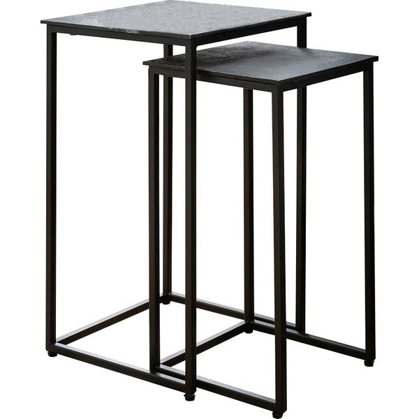 Beistelltisch Paroli, Schwarz (Schwarz, Schwarz, Schwarz), B:30Cm H:51,5Cm T:30Cm, Tische, Beistelltisch-image