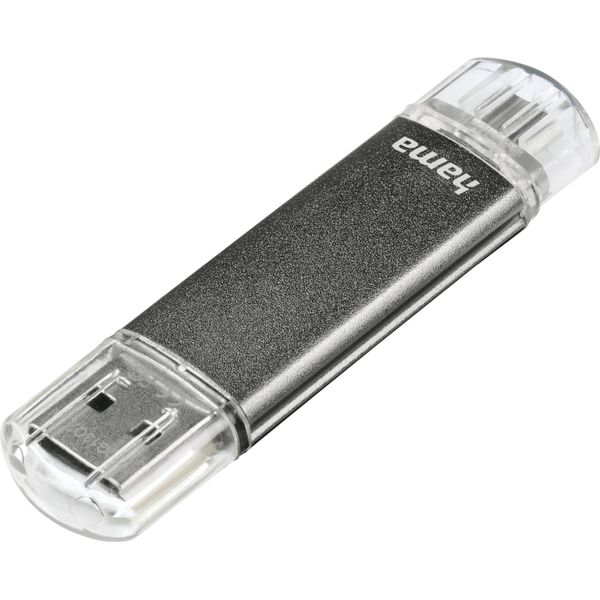 Hama Chiavetta Di Memoria Usb 2.0 Otg Flashpen "Laeta Twin"", 16 Gb"-image