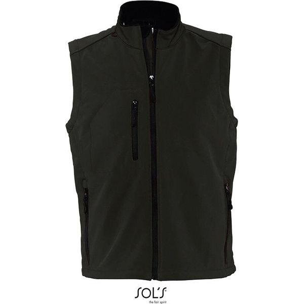 Sols 46601 | Gilet Softshell Rallye Senza Maniche / Scaldacorpo Da Uomo - Colore: Nero - Taglia: 3XL-image