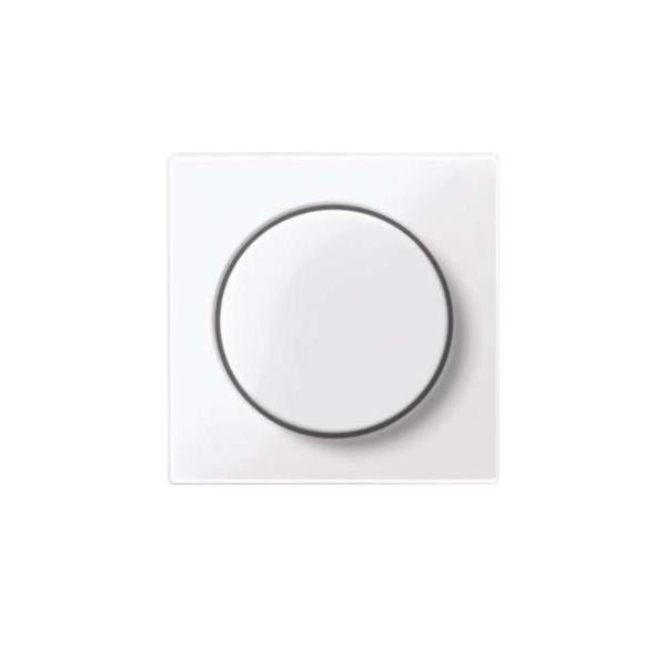 Merten MEG5250-0325 Piastra Centrale Con Manopola, Bianco Attivo Lucido, Sistema M-image