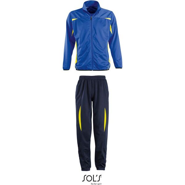 Sols Teamsport Pantaloni Della Tuta Unisex Tuta Da Allenamento Per Bambini 90301 Multicolore Blu Reale/Limone/Navy 14 Anni (164)-image