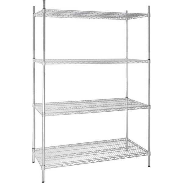 Scaffale Vogue In Filo D'acciaio Con Ripiani Regolabili 1220X1840X610 Mm-image