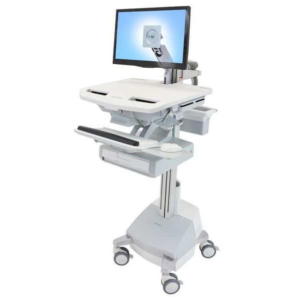 Ergotron Styleview Alluminio, Grigio, Bianco Carrello Multimediale A Schermo Piatto-image