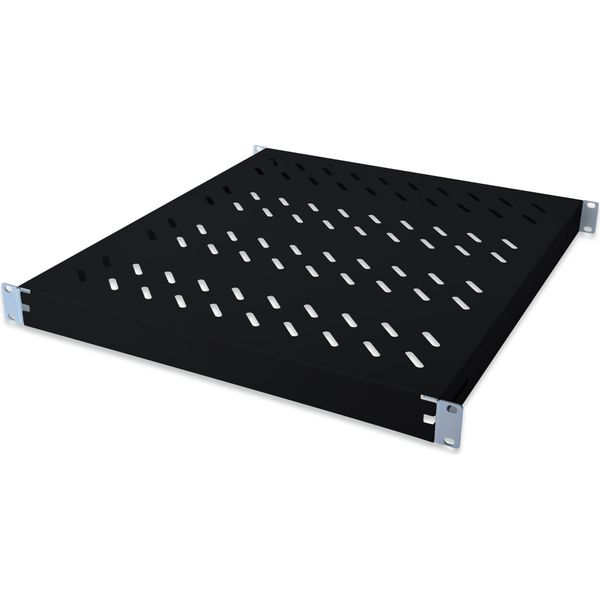 Digitus Ripiano - Profondità Variabile - Per Installazione Fissa - 19 Pollici - 1U - Portata 50 Kg - Per Armadi Di Rete E Server - A Partire Da 800 Mm Di Profondità Dell'armadio - Nero-image