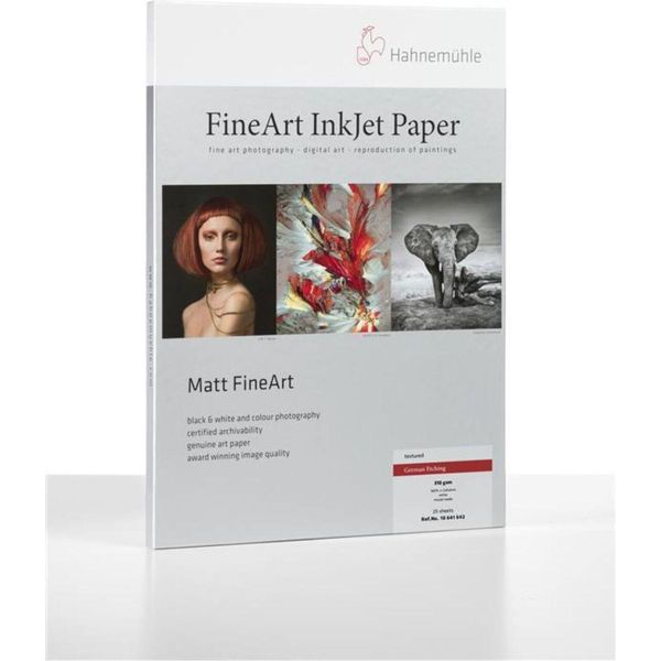 HahnemüHle Acquaforte Tedesca A 3 Bianco Naturale, 310 G, 25 Fogli-image