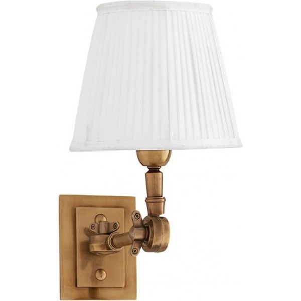 Casa Padrino Luxury 1 Applique Bianco / Ottone Antico - Lampada - Collezione Luxury-image