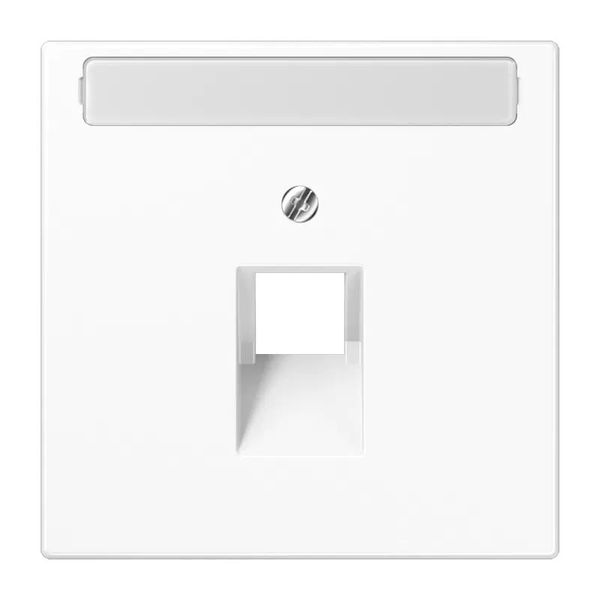 Placca Di Copertura Bianco Alpino Per Presa Iae/Uae - Uae / Iae (Isdn) Ls 969-1 Naua Ww-image