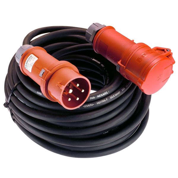As-Schwabe Cavo Di Prolunga Cee 10M 400V 16A 5 Poli In Gomma 5G2.5 IP44-image