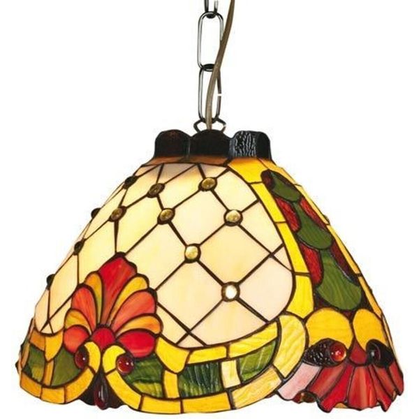 Casa Padrino Lampada A Sospensione Tiffany Ø 34 Cm - Lampada A Sospensione Per Soggiorno-image