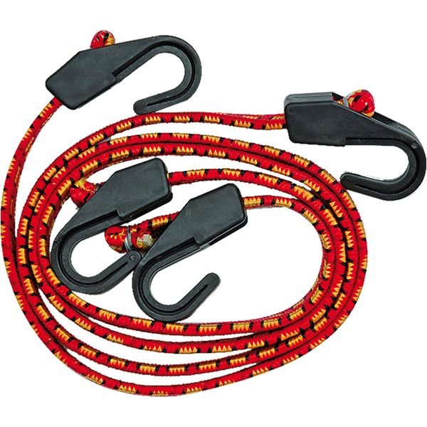 Set Di Funi Di Tensionamento 100 Cm, 2 Pezzi, Gomma, Con Ganci In Plastica-image