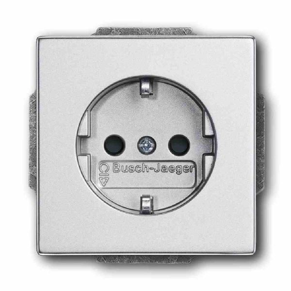 BUSCH-JAEGER Presa Di Corrente 1F Alu-Si Mt Futuro Lineare Up W.Erh.Bs-image