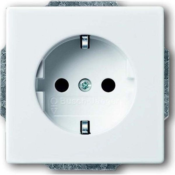 BUSCH-JAEGER Presa Di Corrente 1F Std-Ws Glz Futuro Lineare Up W.Erh.Bs-image