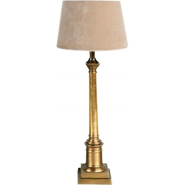 Casa Padrino Lampada Da Tavolo In Ottone Diametro 9,5 X 20 X H 53 Cm - Lampada-image