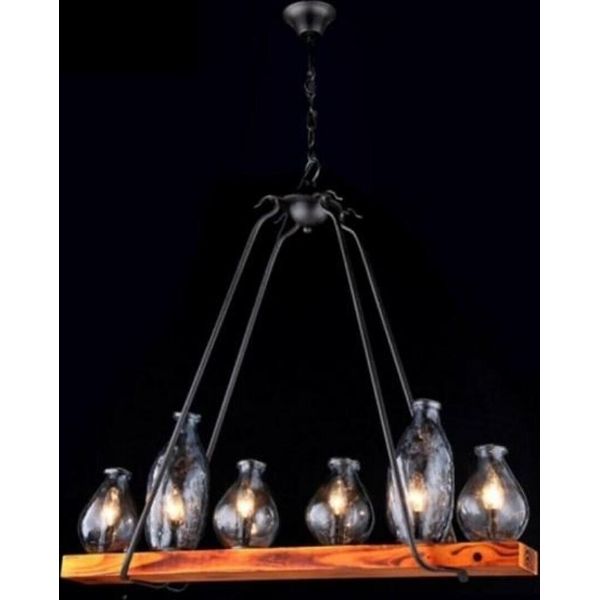 Casa Padrino Lampadario Barocco A Soffitto Marrone Scuro 91 X H 83,3 Cm Stile Antico - Lampadario D'arredo Lampadario A Soffitto Lampada A Sospensione-image