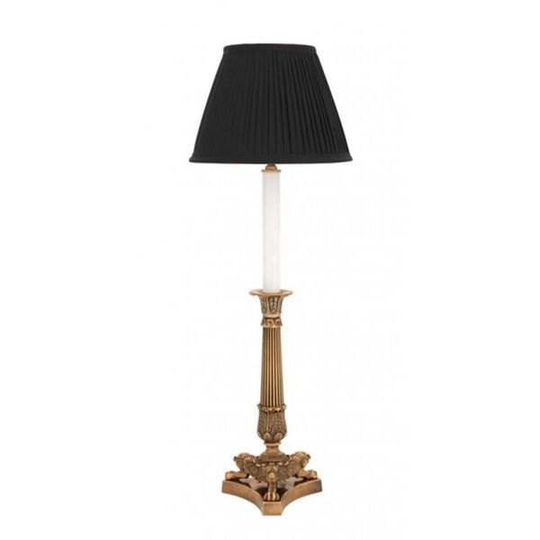 Casa Padrino Lampada Da Tavolo In Ottone Diametro 12 X 20 X H 58 Cm - Lampada - Lampada Da Tavolo-image