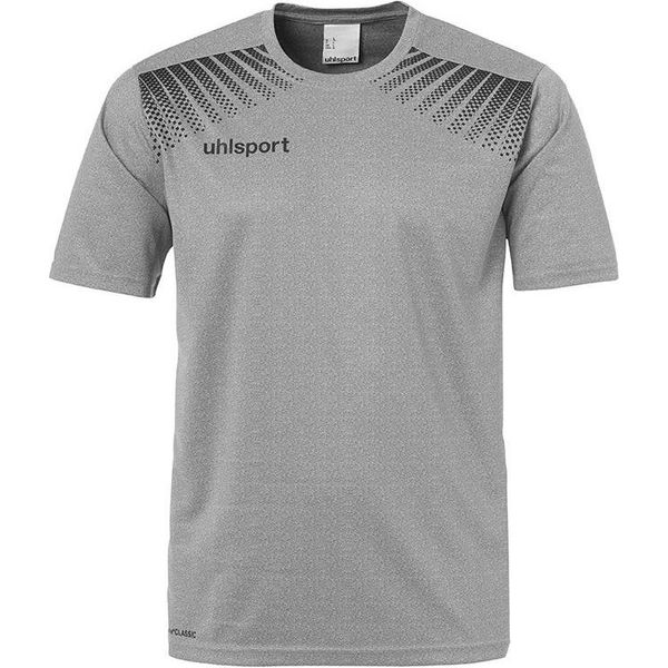 Uhlsport Goal Poliestere T-SHIRT Bambino Grigio Scuro Melange/Nero 128-image