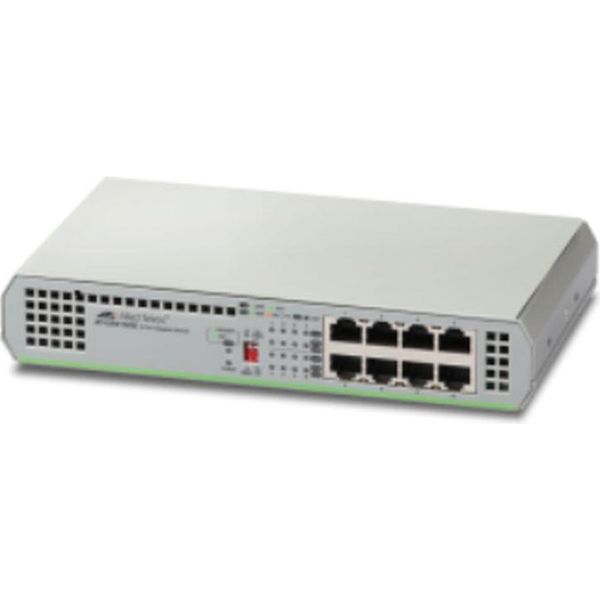 Allied Telesis AT-GS910/8E-50, Non Gestito, Gigabit Ethernet (10/100/1000)-image