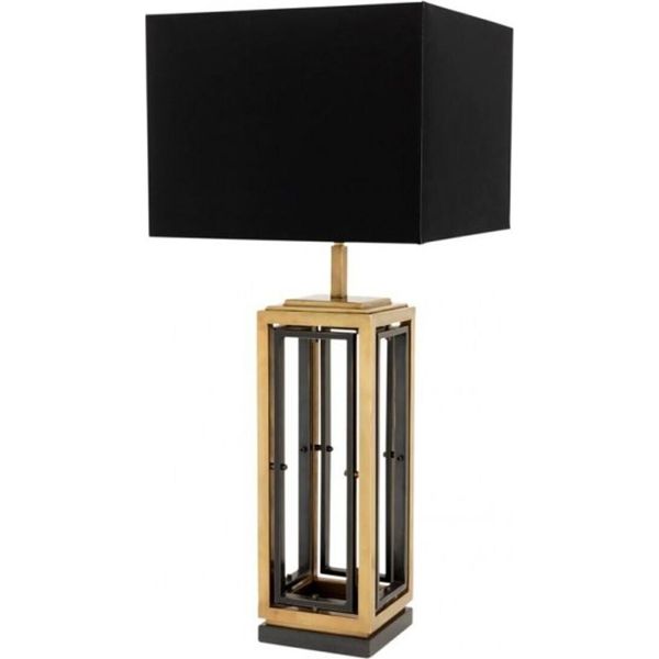 Casa Padrino Lampada Da Tavolo Canna Di Fucile Diametro 20 X 40 X H 96 Cm - Lampada - Lampada Da Tavolo-image