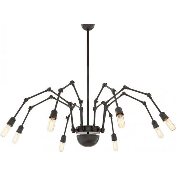 Casa Padrino Luxus Leuchte - Lampada A Sospensione In Bronzo Diametro 120 H 70 Cm-image