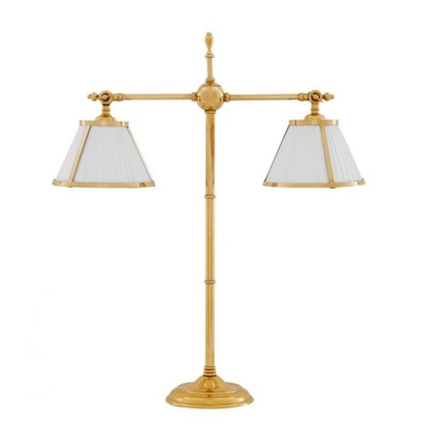 Casa Padrino Lampada Da Tavolo In Ottone Diametro 18 X 62 X H 73 Cm - Lampada - Lampada Da Tavolo-image