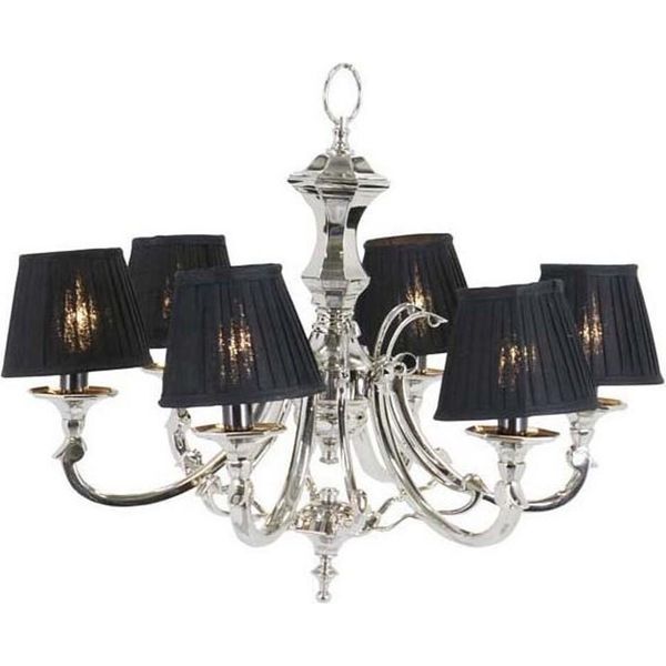 Casa Padrino Lampadario - Lampada A Sospensione In Nichel Diametro 58 X H 53 Cm-image