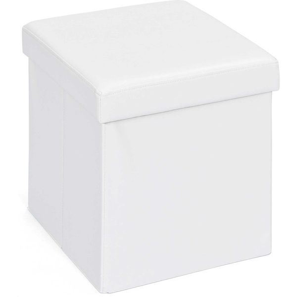 Inter Link Box Pieghevole Setti Con Cuscino Di Seduta Bianco-image