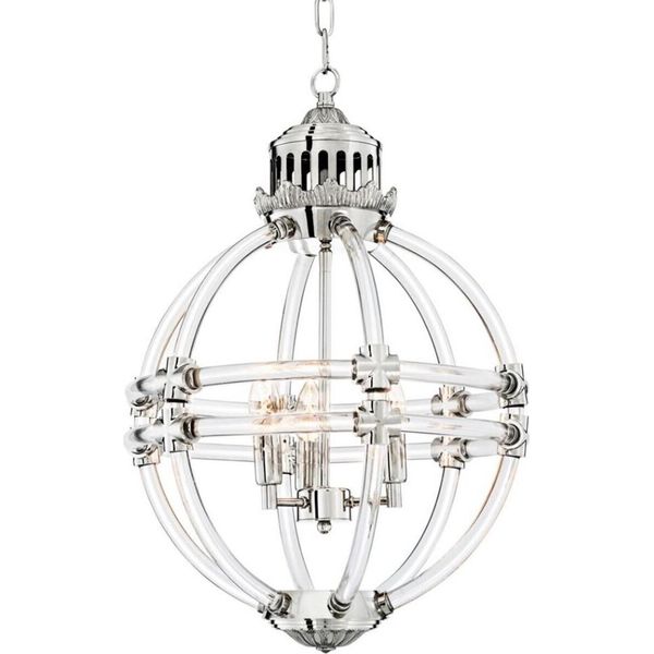 Casa Padrino Lampadario Diametro 43 X H. 64 Cm - Lampadario D'arredo Lampadario A Sospensione Lampada A Sospensione-image