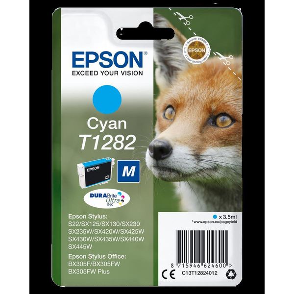 Epson - Cartuccia D'inchiostro Epson T1282 Blu | Soffia 1 Pezzo | 10 Pezzi-image