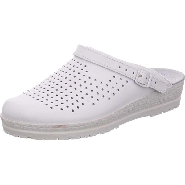 Rohde Neustadt D 1445-00 Scarpe Donna Muli Zoccoli Larghezza G , Dimensione:41 Eu, Colore:Bianco-image