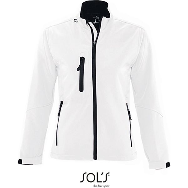 Sols 46800 | Giacca Softshell Da Donna Roxy - Colore: Bianco - Taglia: L-image