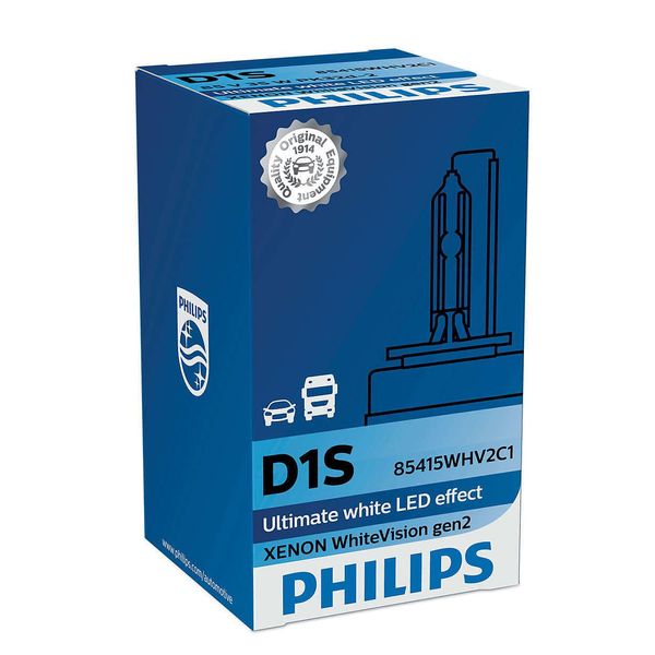 Philips Xenon Whitevision Gen2 D1S Pk32D-2 35 W 85 V (Confezione Da 1)-image
