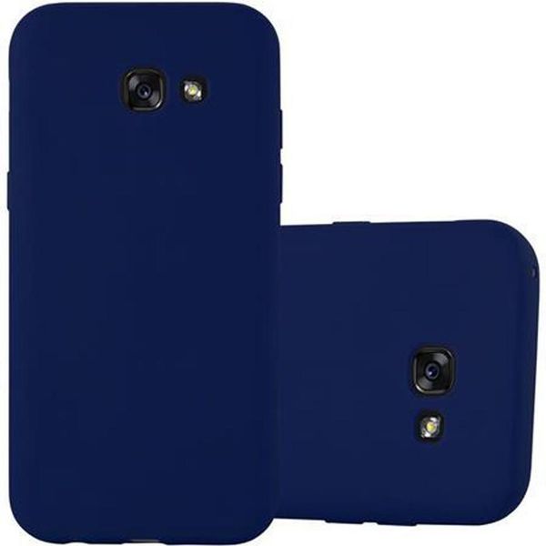 Cadorabo Custodia Per Samsung Galaxy A5 2017 Custodia Protettiva In Blu Custodia Per Telefono Cellulare Tpu Custodia In Silicone Cover-image