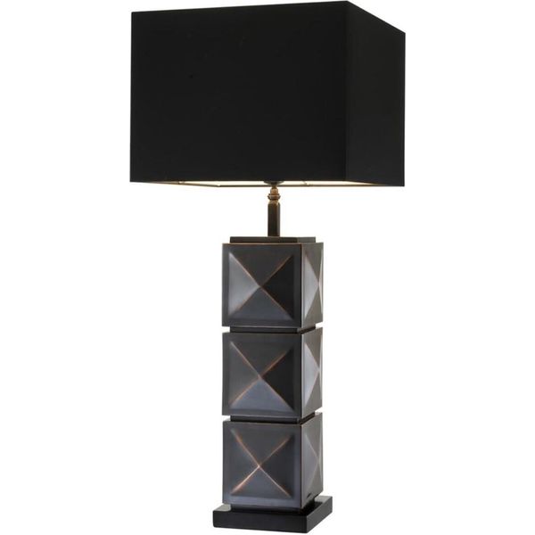 Casa Padrino Lampada Da Tavolo In Bronzo Antico 18 X 40 X H. 93 Cm - Lampada Da Tavolo Hotel-image