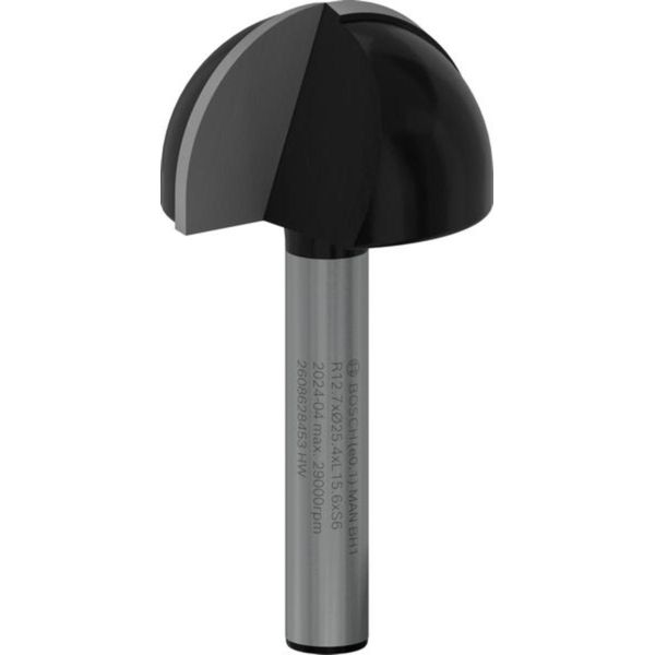 Fresa Per Smussare, 6 Mm, R1 12,7 Mm, D 25,4 Mm, L 15,6 Mm, G 49 Mm 2608628453-image