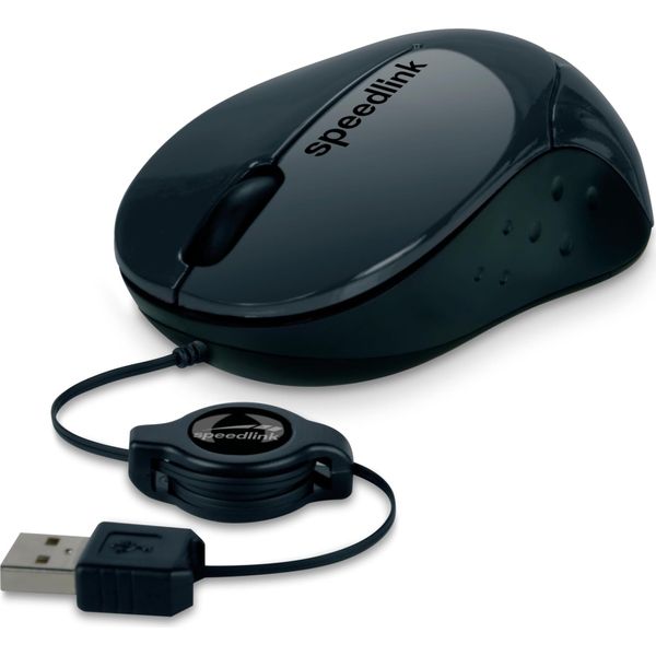 Speedlink SL-610012-BK Speedlink Maus Beenie, Usb, Schwarz Retail-image