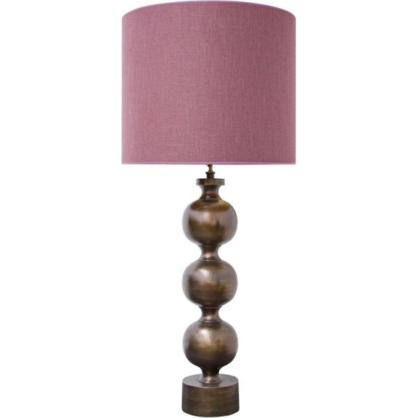 Casa Padrino Lampada Da Tavolo In Bronzo Antico/Rosa Antico 60 X H. 136 Cm - Qualità-image